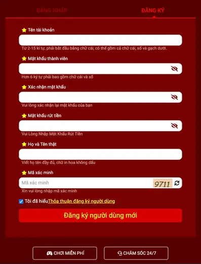 Đăng Ký Tài Khoản OKKING99